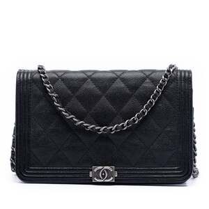 Chanel Boy Wallet On Chain Quilted #251747C27B